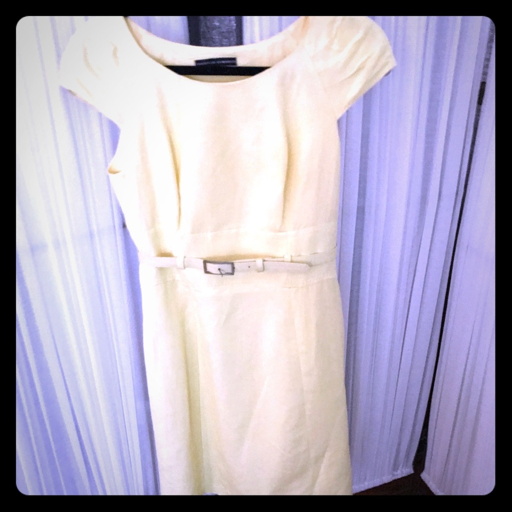 Isabella De Marco Yellow Linen Dress
